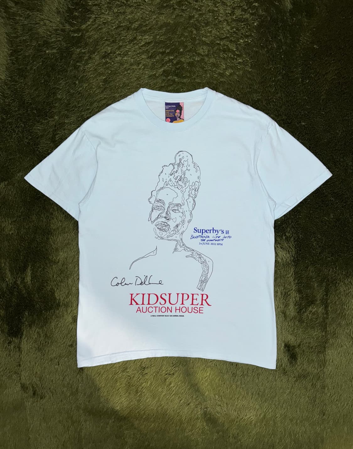 [L] Kidsuper 키드슈퍼 소더비 옥션 패러디 튜블러 티셔츠 상품이미지1