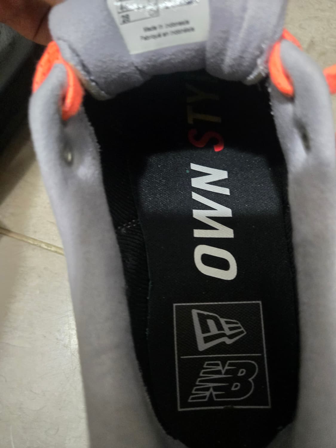 뉴에라 콜라보 New Balance 997H 그레이 오렌지/그린 (정품  상품이미지9
