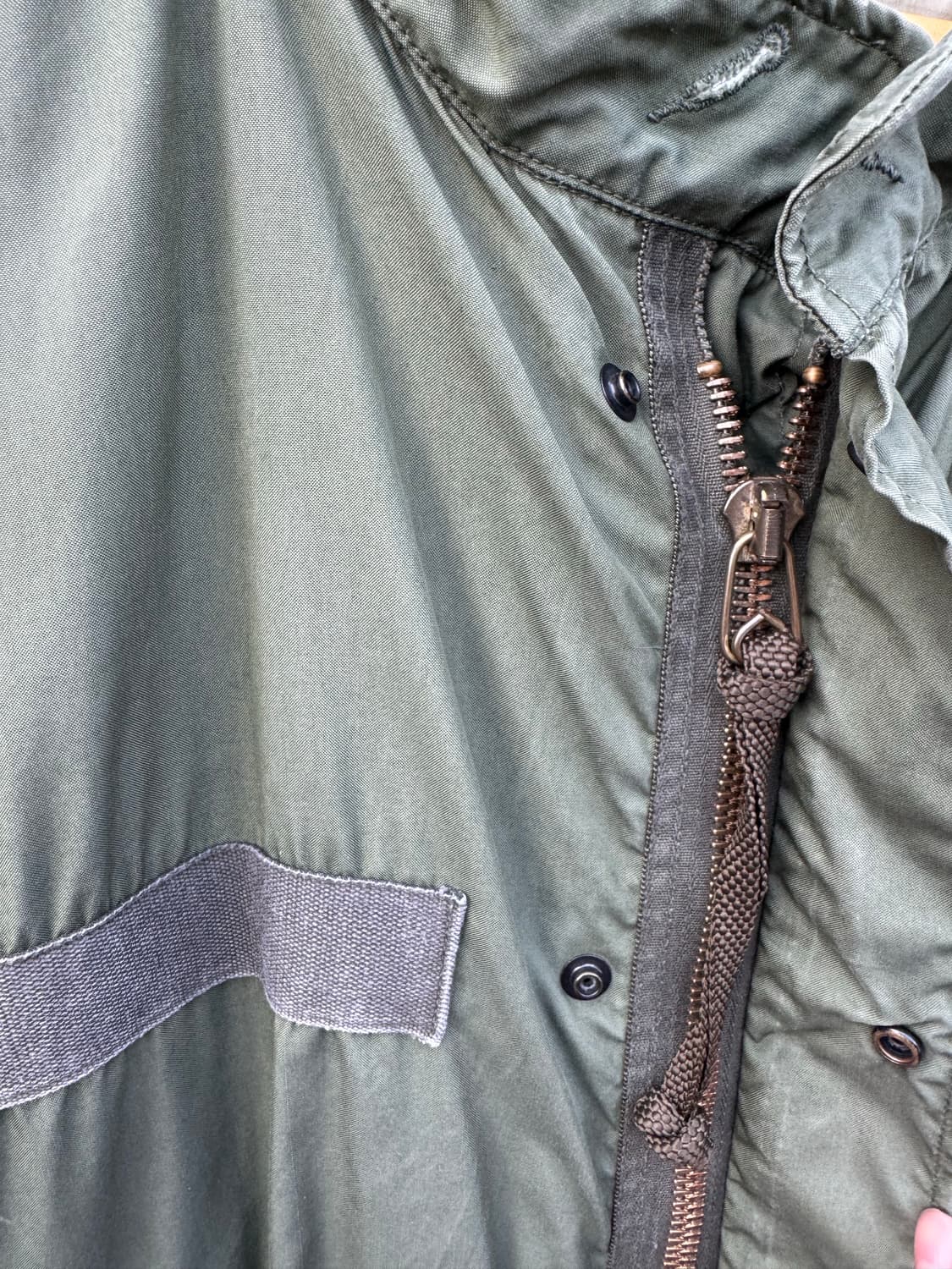 미군 오리지널 m65 피시테일 파카 내피 후드 풀세트  상품이미지5