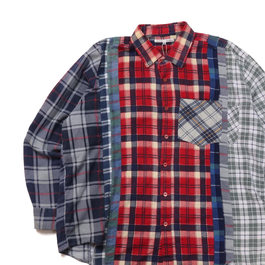 니들스 Rebuild by Needles Cut Flannel Shirt 상품이미지2