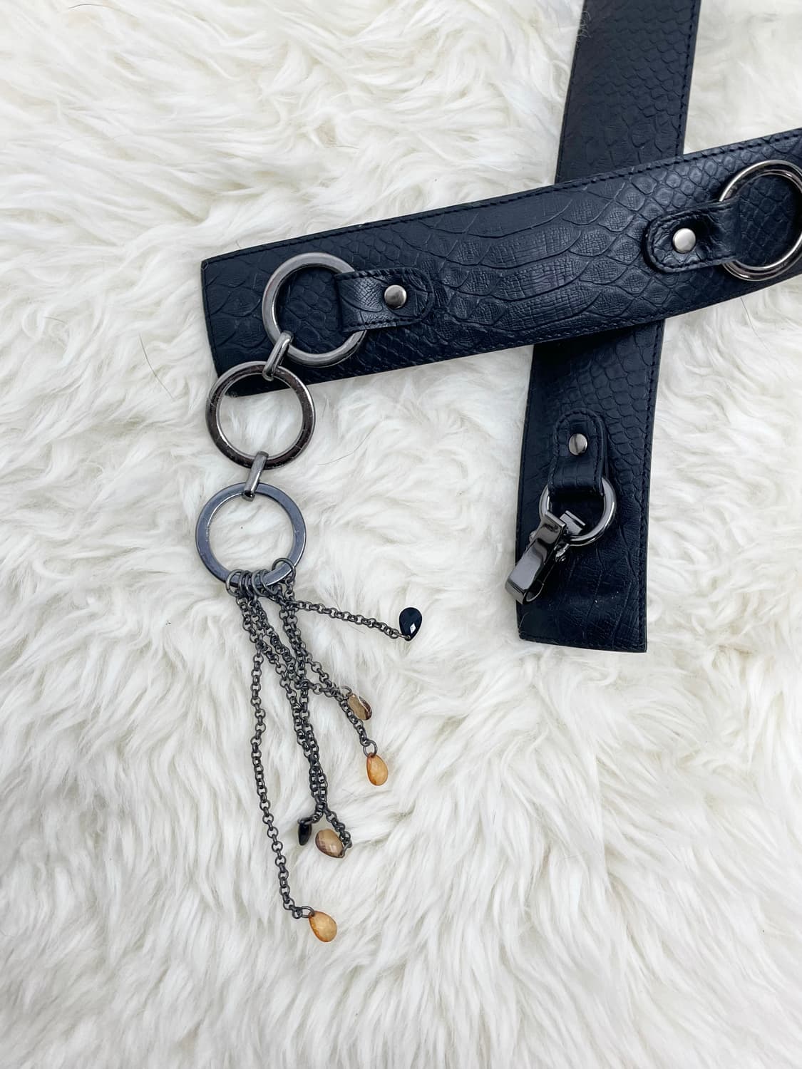 락시크 와이드 체인 레이어드 벨트 상품이미지6