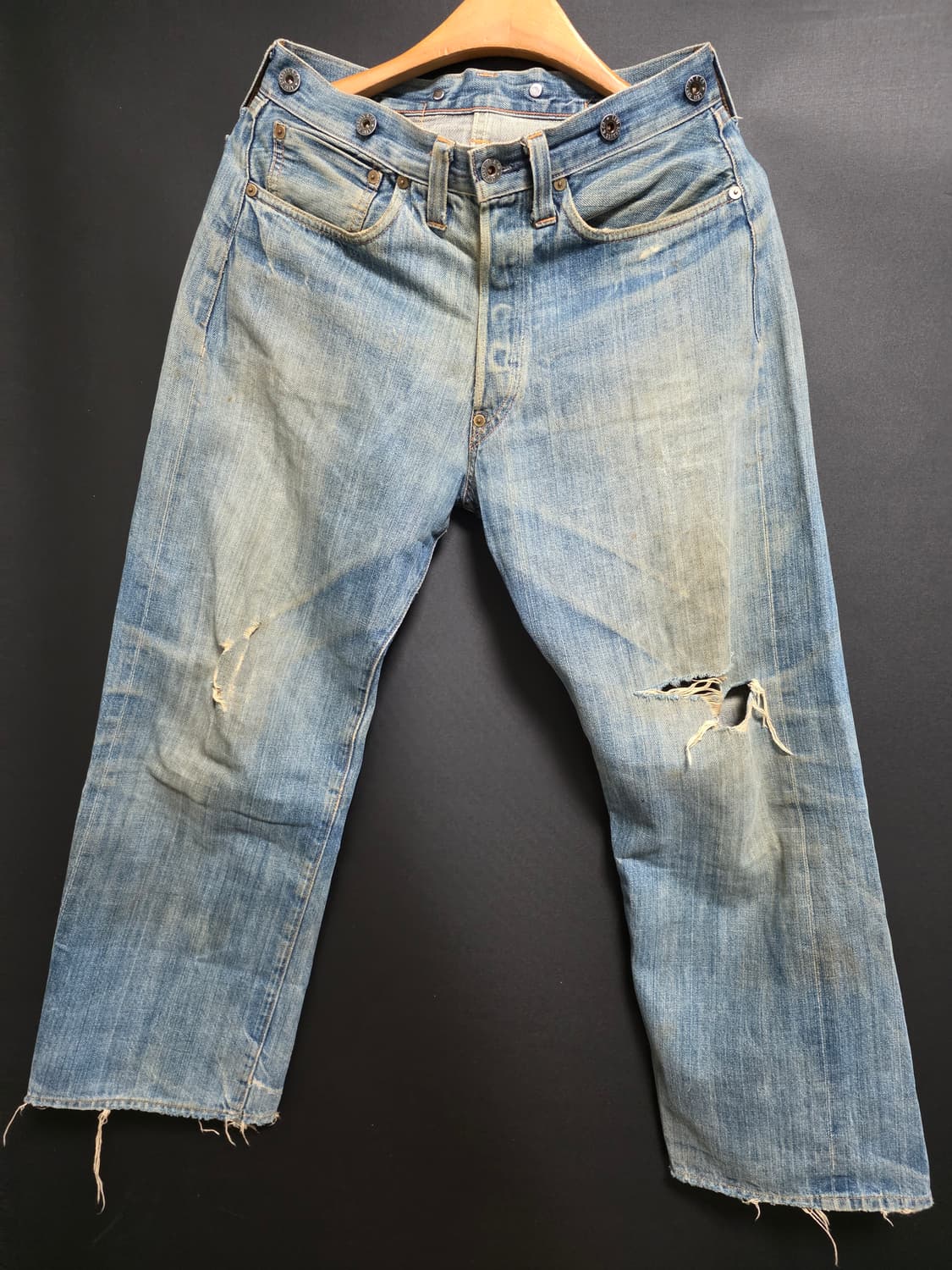 20s 빈티지 리바이스 발렌시아제 201 대전판 워크팬츠 555 usa 상품이미지1