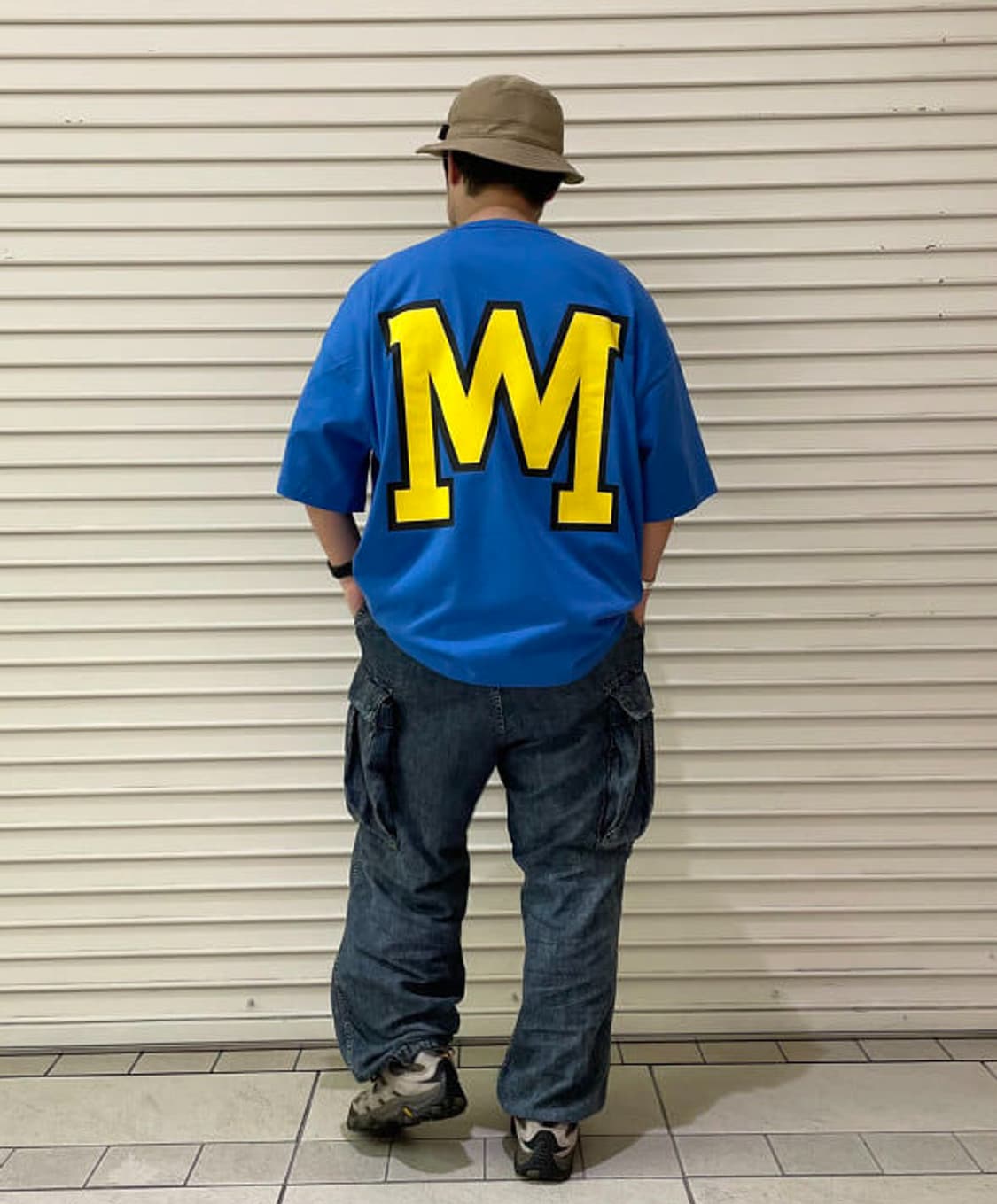 민나노 x 빔즈 x 챔피온 티셔츠 블루 L 상품이미지8