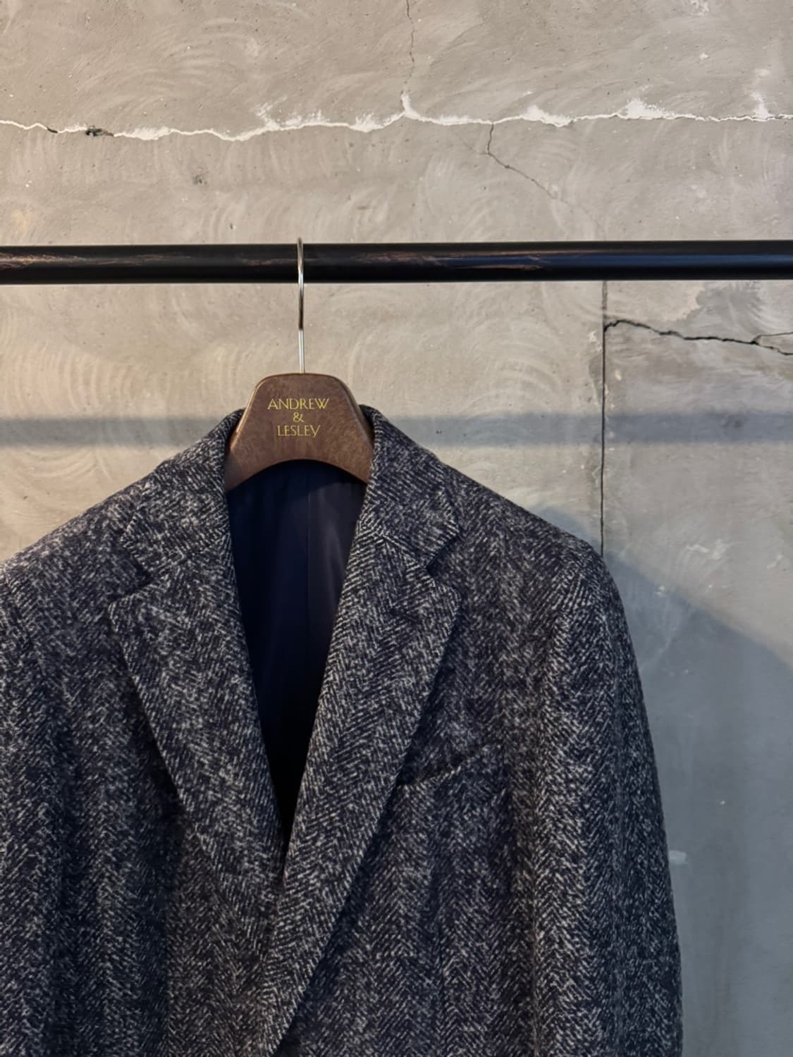 갤럭시 GX 베이비 알파카 체스터필드 코트 100 상품이미지3