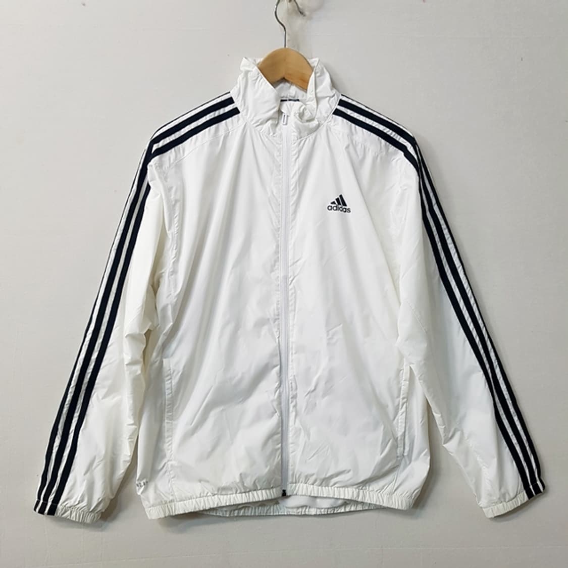 아디다스 기모 바람막이 점퍼 화이트 상품이미지1