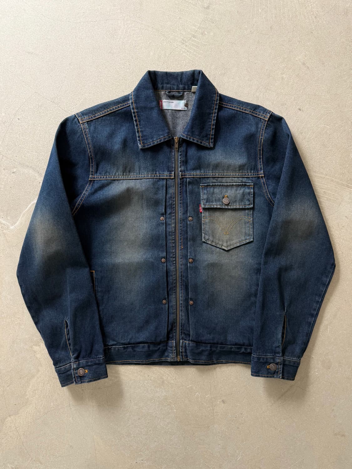 Levi's Red Tab Zip Up Denim Jacket 상품이미지3