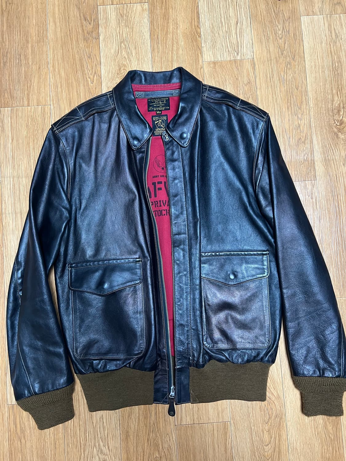 디아프바인 A-2 차심 말가죽 상품이미지1