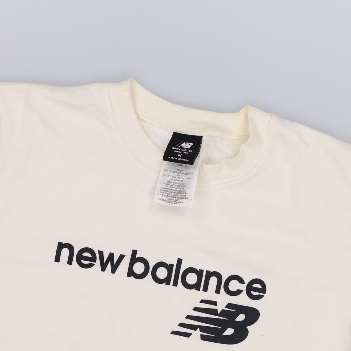 [M] 뉴발란스 빅로고 기모 맨투맨 1216H1 상품이미지3