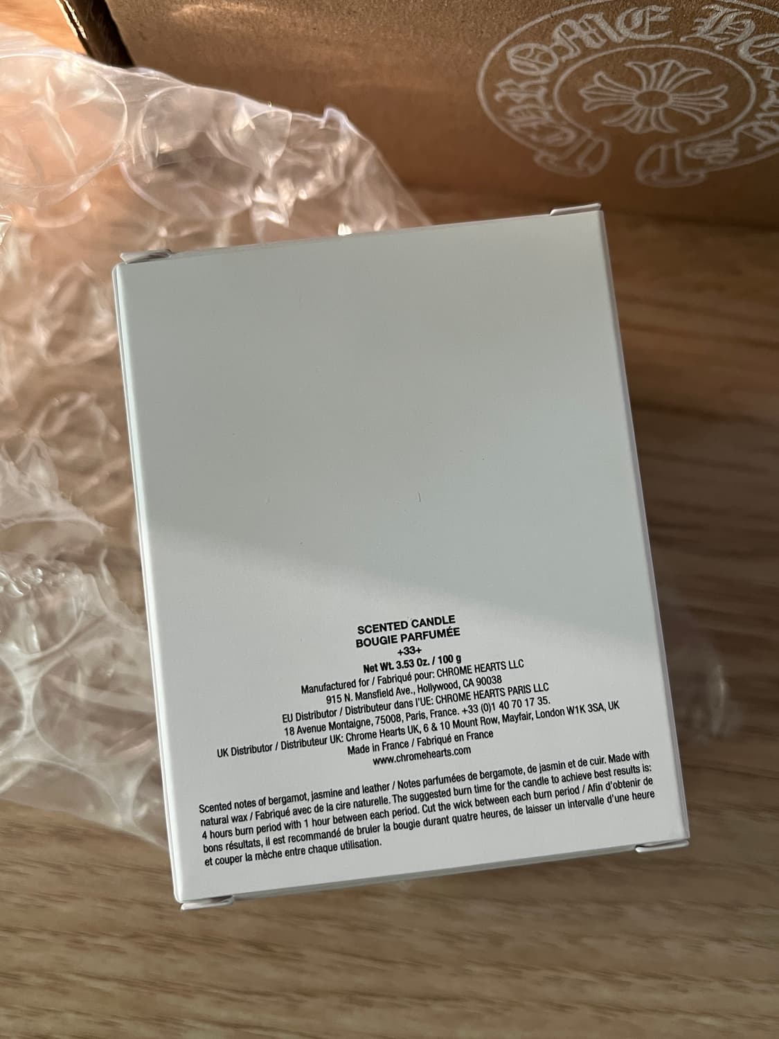 크롬하츠 캔들 양초 100g +33+ 상품이미지4