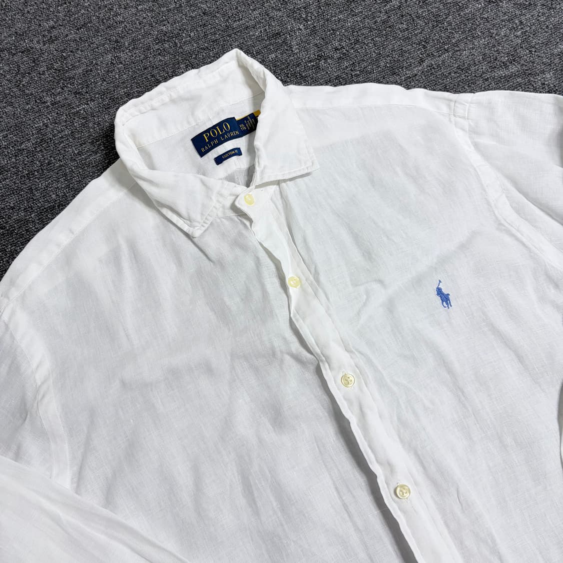 폴로 랄프로렌 커스텀핏 린넨 셔츠 상품이미지3