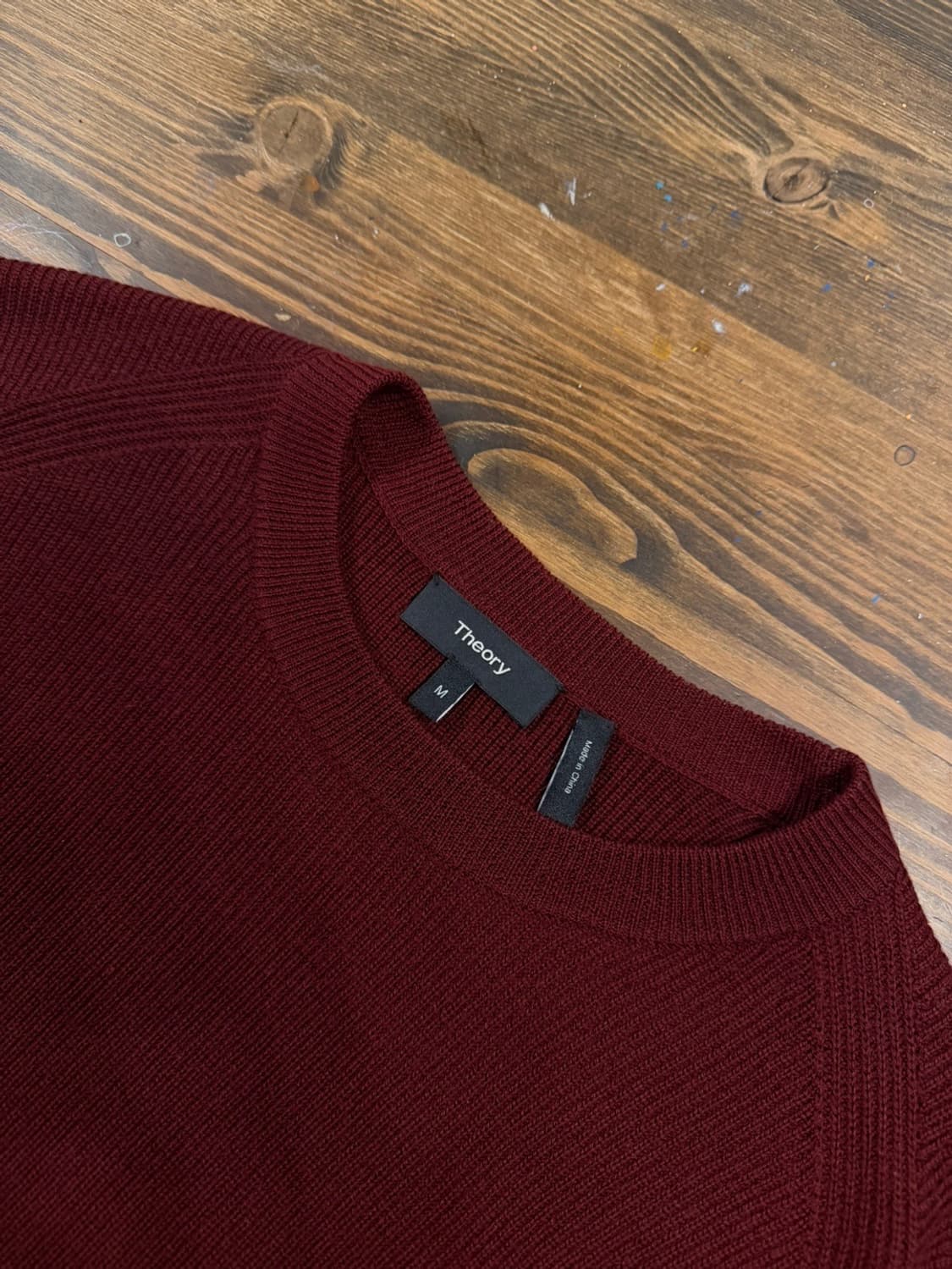 띠어리 크루넥 니트 100 상품이미지7