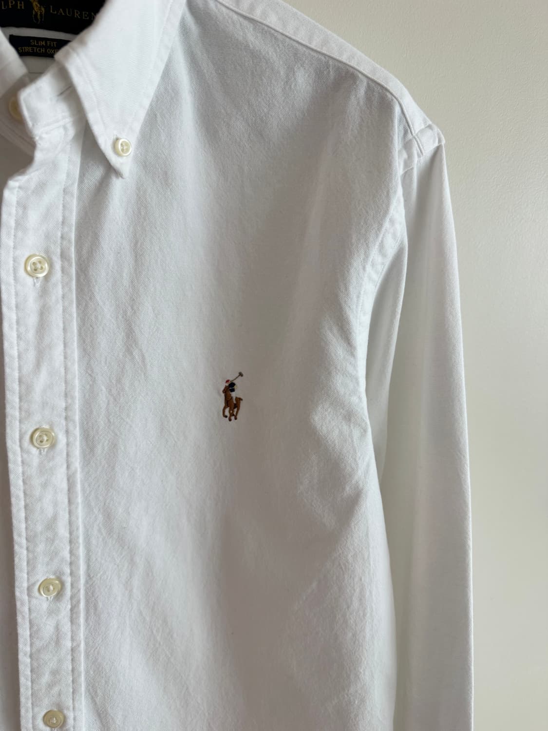 폴로 랄프로렌 옥스포드 화이트 셔츠 상품이미지2