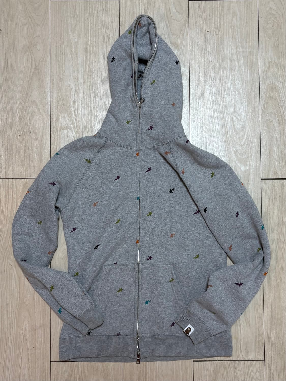 BAPE 베이프 스타 프린팅 스웻 후드집업 XS 상품이미지1