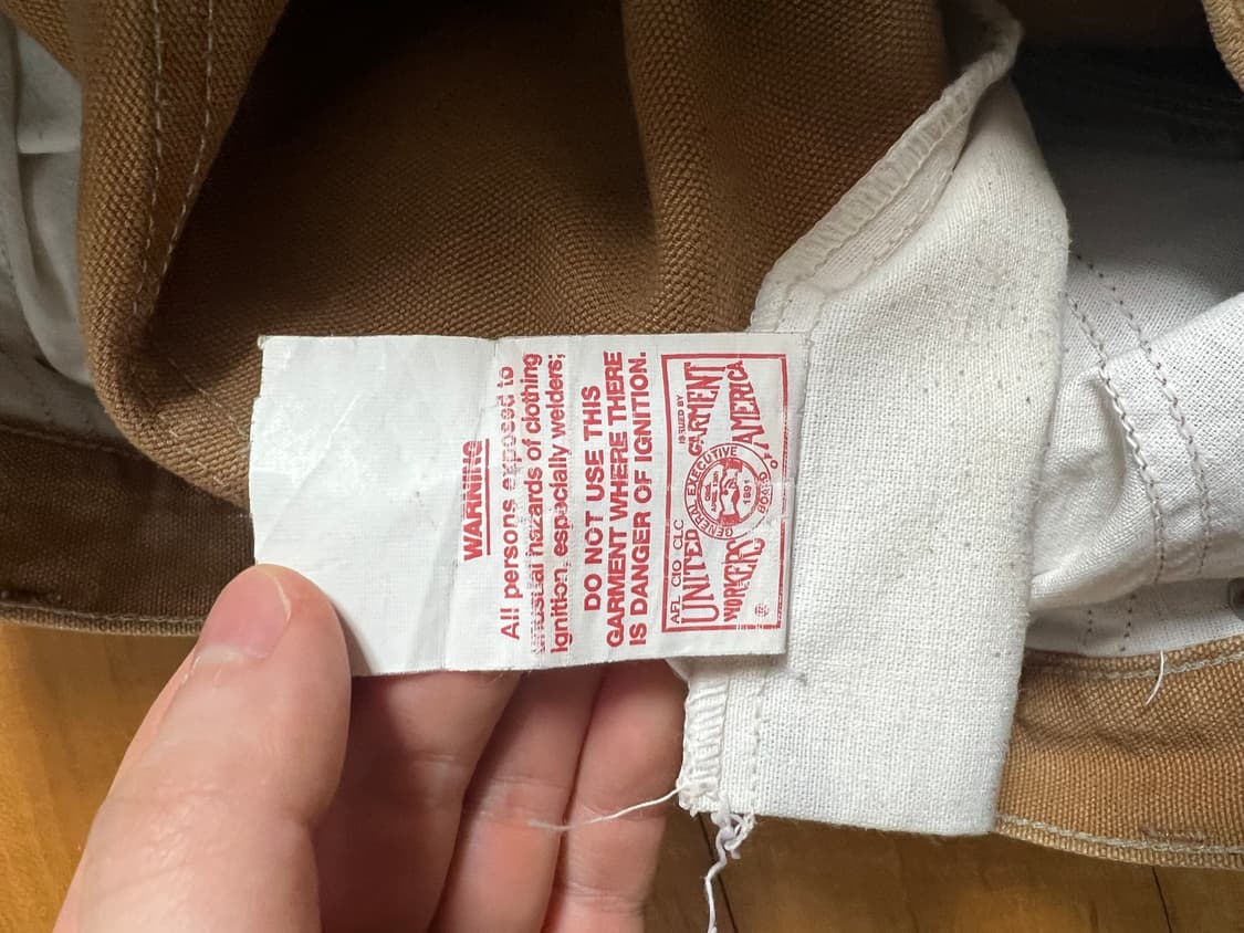 Rare) 7-80s carhartt 62w 더블니 36x30 상품이미지5