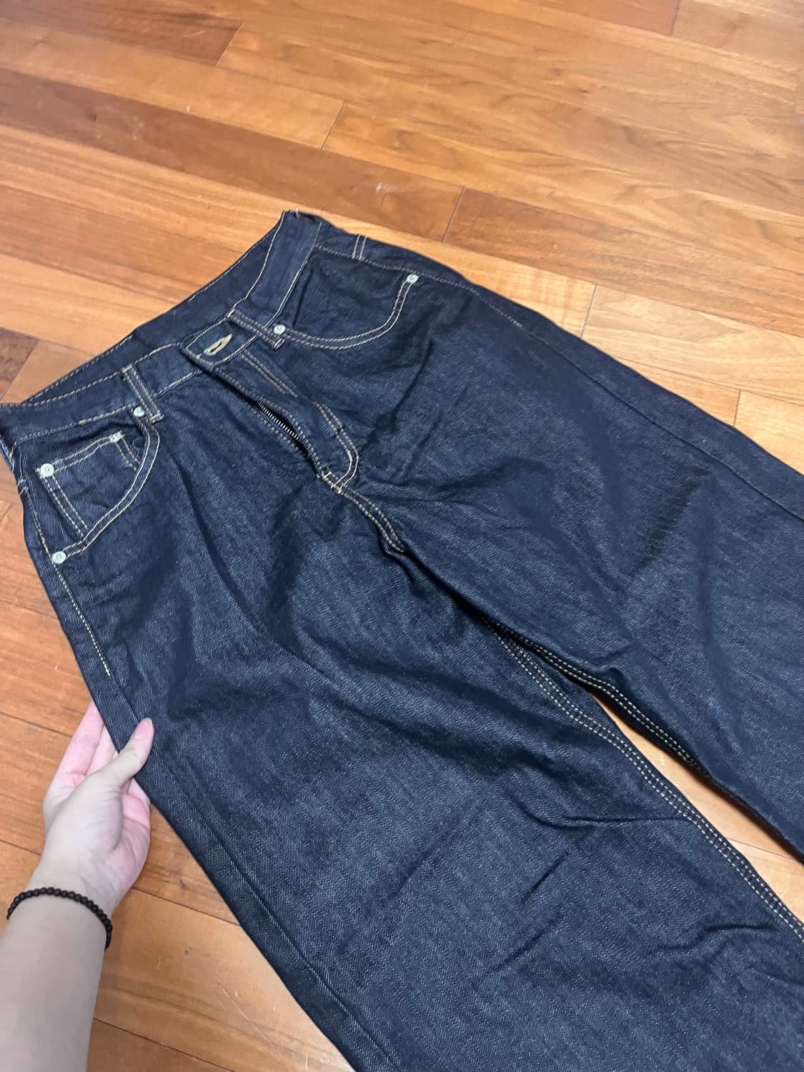 킴서울 kimseoul LOGO777 CLASSIC RAW DENIM s 상품이미지2