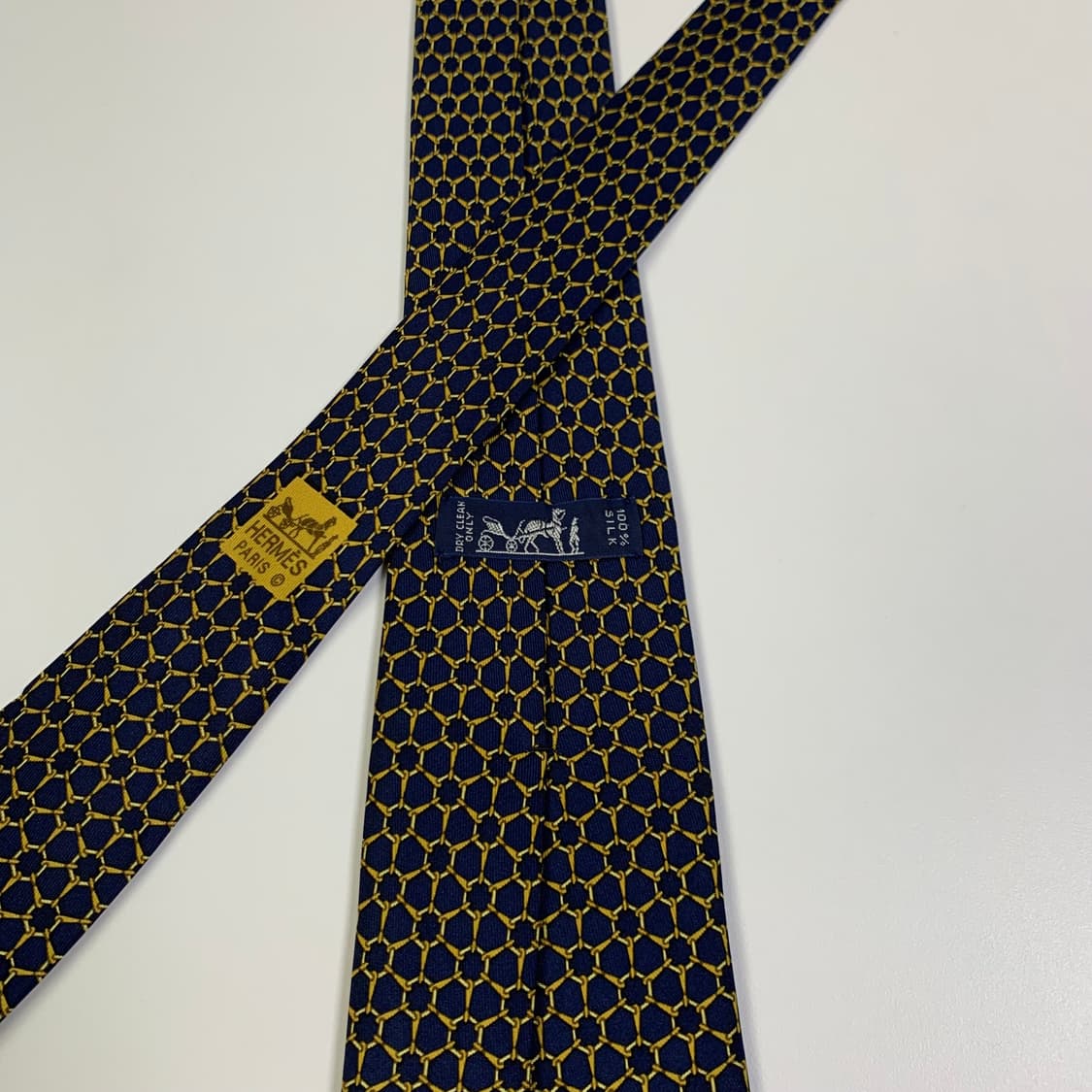 에르메스(HERMES) 프랑스 100실크 명품넥타이 A등급 상품이미지4