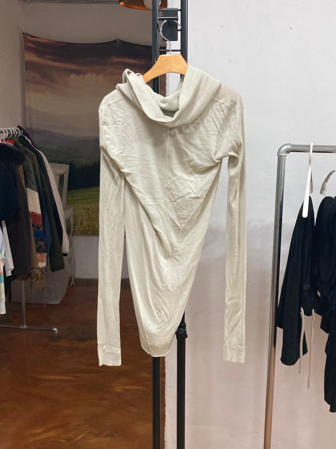 릭오웬스 드레이프 넥 롱 슬리브 상품이미지3