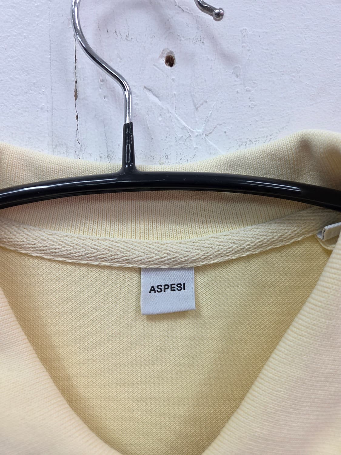 XL ASPESI 아스페시 노란색 반팔 폴로티 상품이미지2