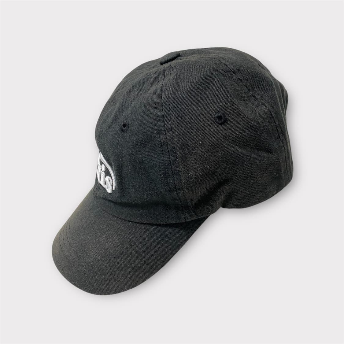 [1531] 레터링 자수 로고 블랙 볼캡 상품이미지7