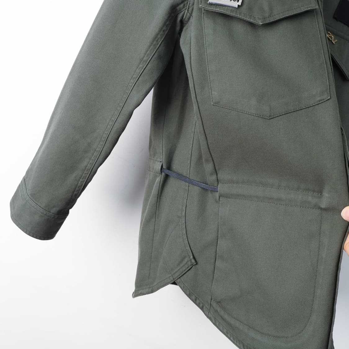 슬림55/쟈딕앤볼테르 스컬 자수 밀리터리 자켓 상품이미지6