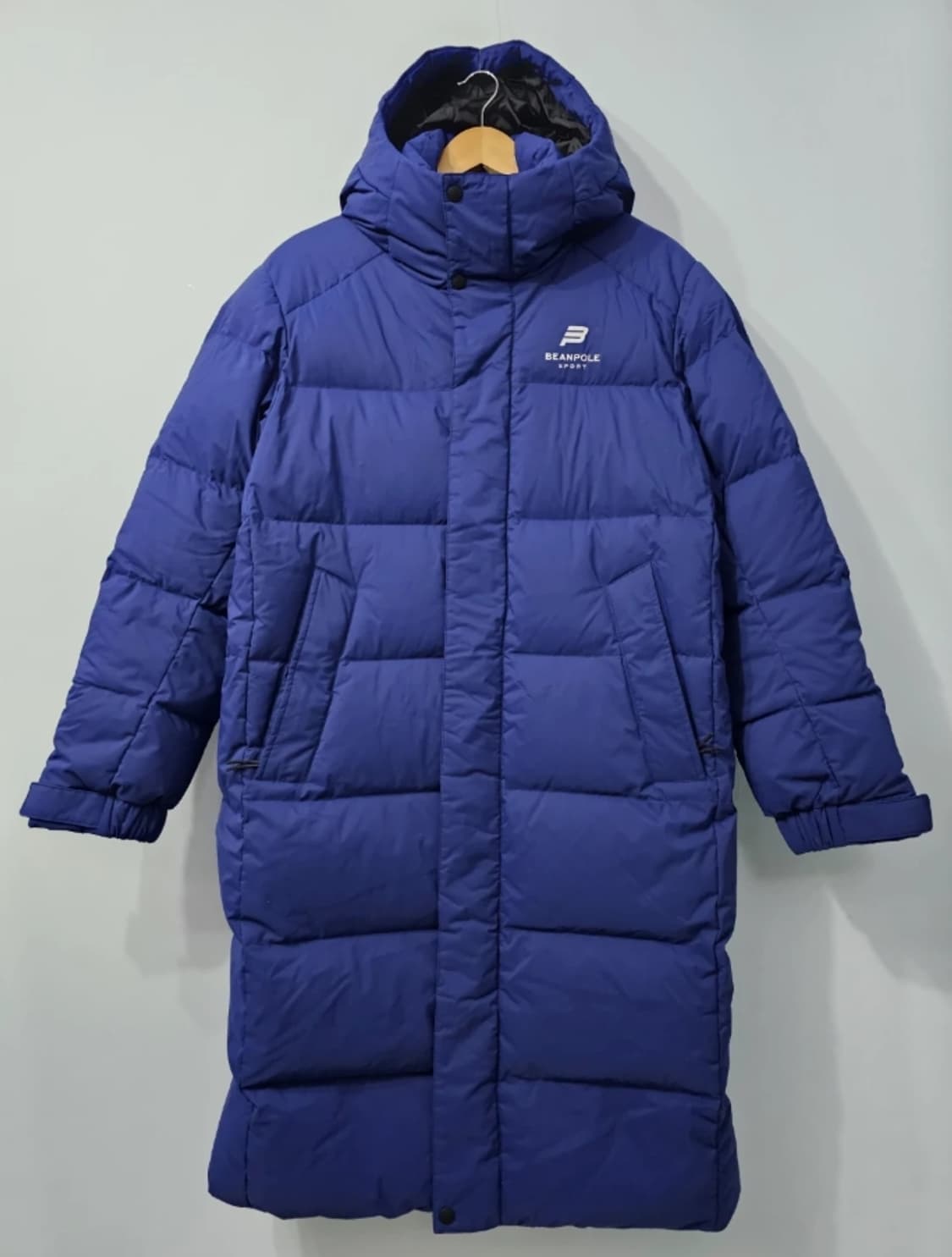 빈폴 롱패딩 오리털 블루 100 새상품 상품이미지1