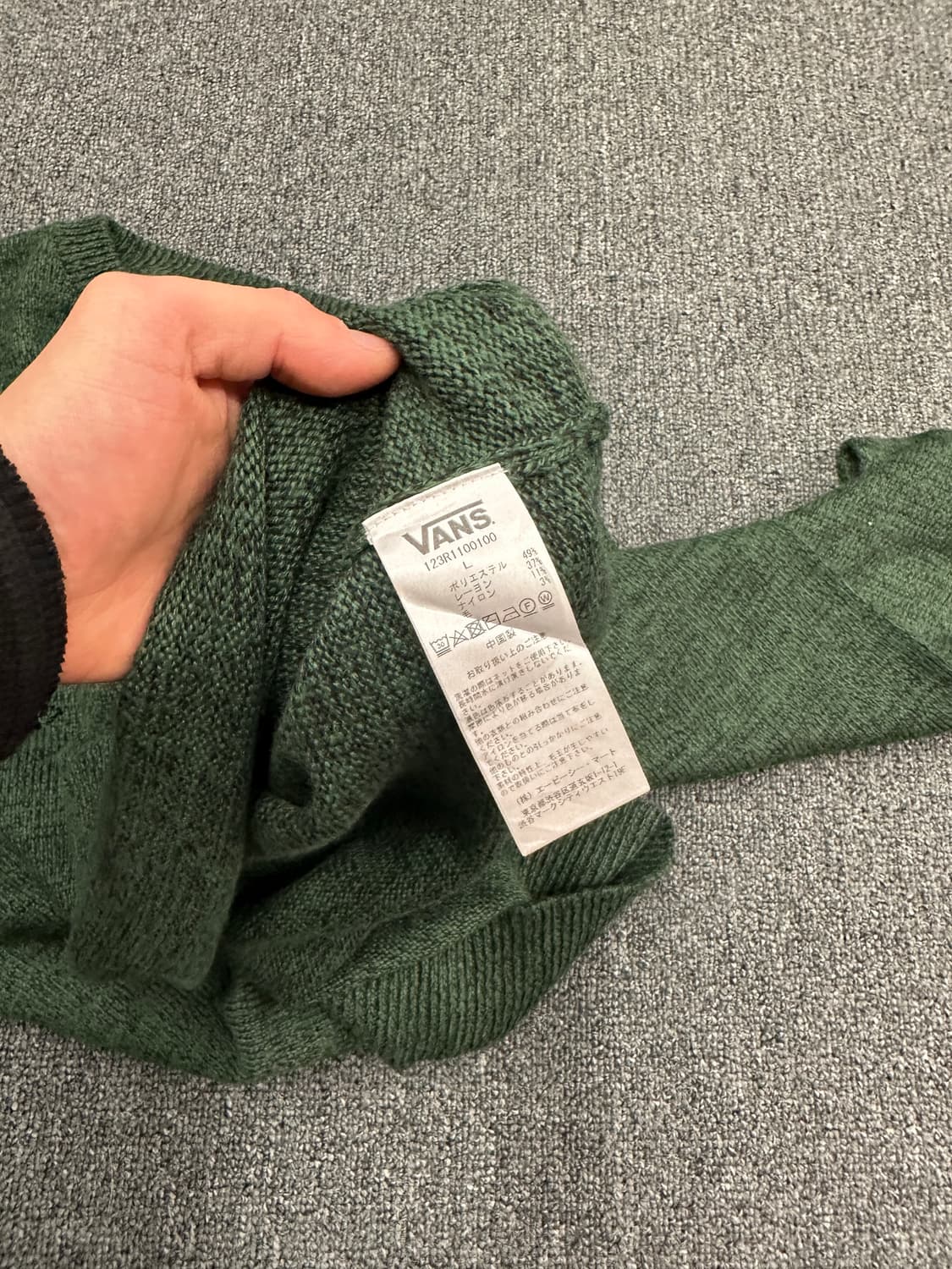 L) 반스 스몰로고 크루 넥 니트 상품이미지6