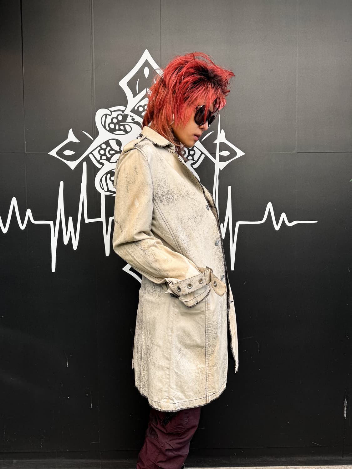 IN THE ATTIC – Dirty Washed Coat 상품이미지4