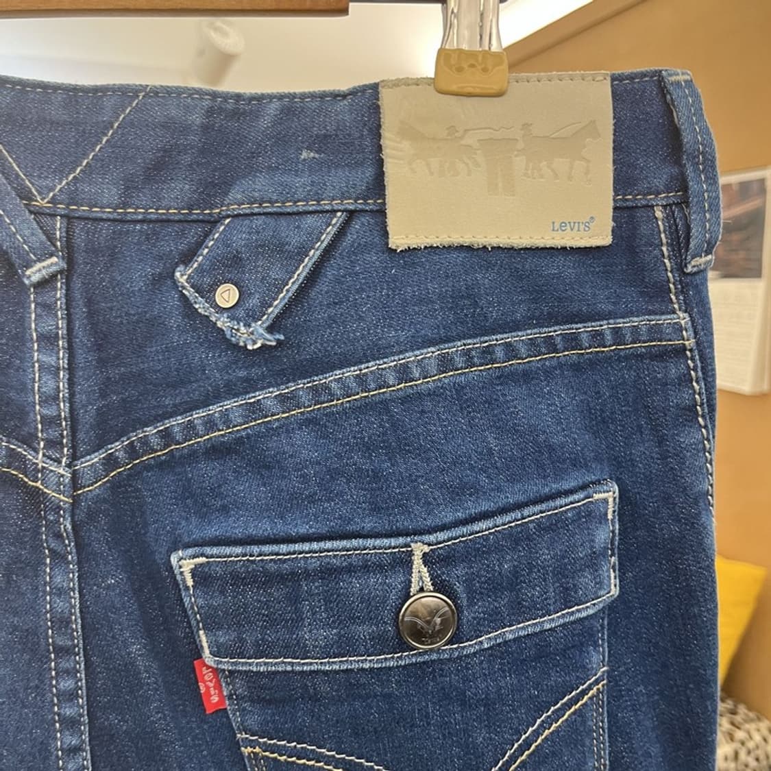 리바이스 빈티지 캐주얼 슬림핏 진청 데님팬츠 28인치 C10486 상품이미지5