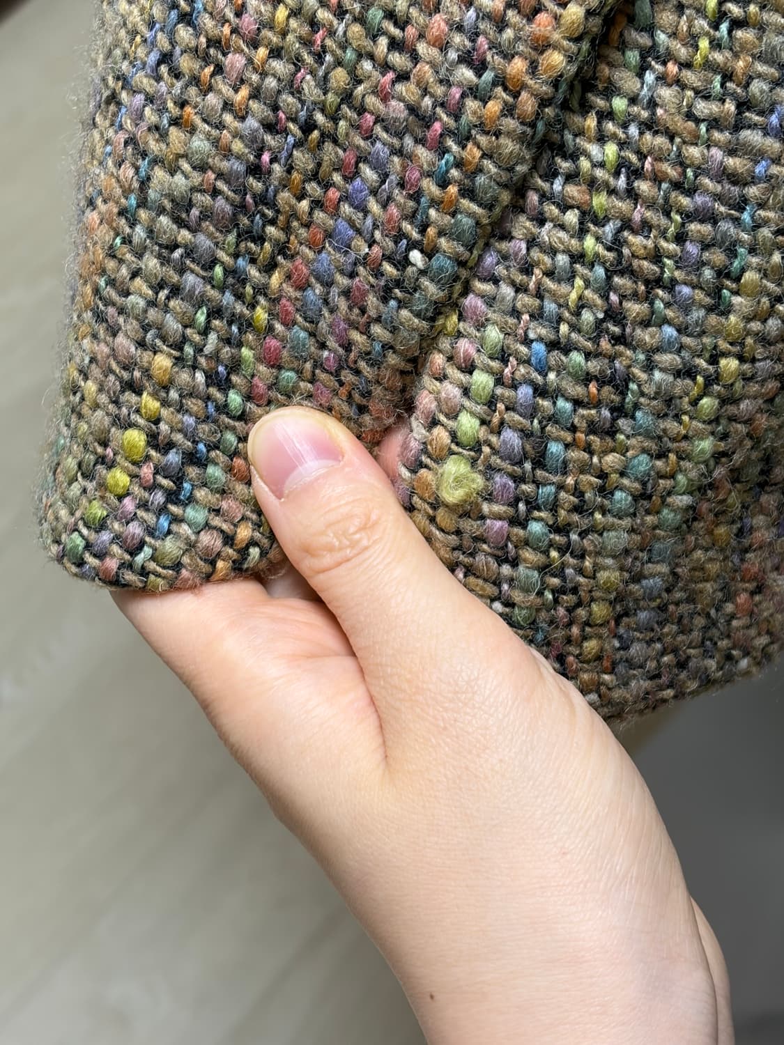 [울70%] 컬러믹스 빈티지 울 자켓 상품이미지10