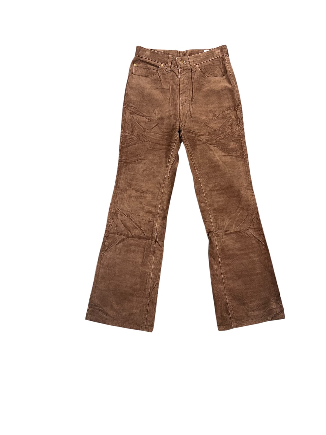 P046 BR 코듀로이 브라운 부츠컷 팬츠 상품이미지1