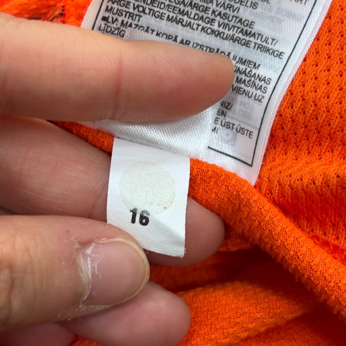 16 나이키 네덜란드 국가대표 유니폼 0420E 상품이미지4