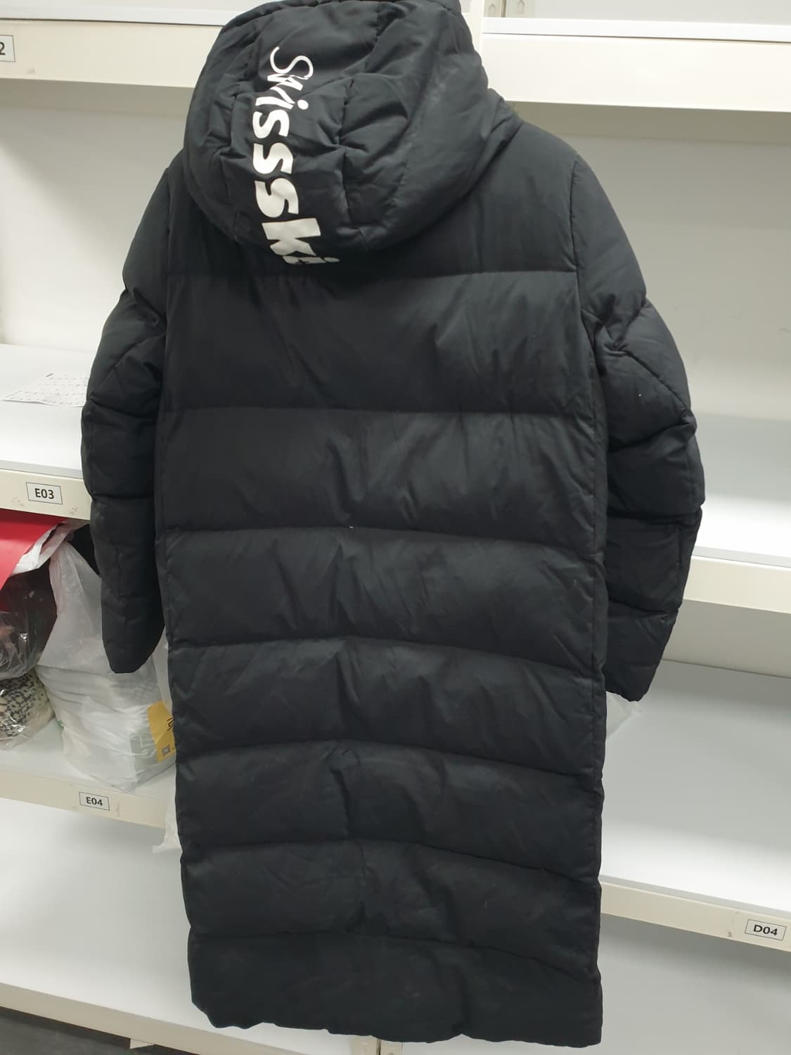 데상트 정품 스위스아우디 스키패딩 오리털 롱패딩 사이즈 90 상품이미지2
