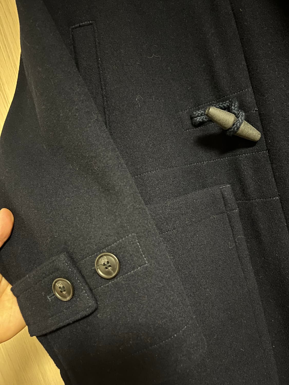 유니클로 질샌더 +J 다크네이비 더플 L사이즈 상품이미지5