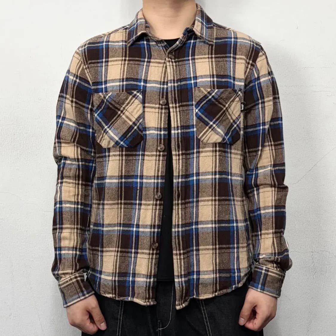 스투시 체크 플란넬 셔츠 상품이미지2