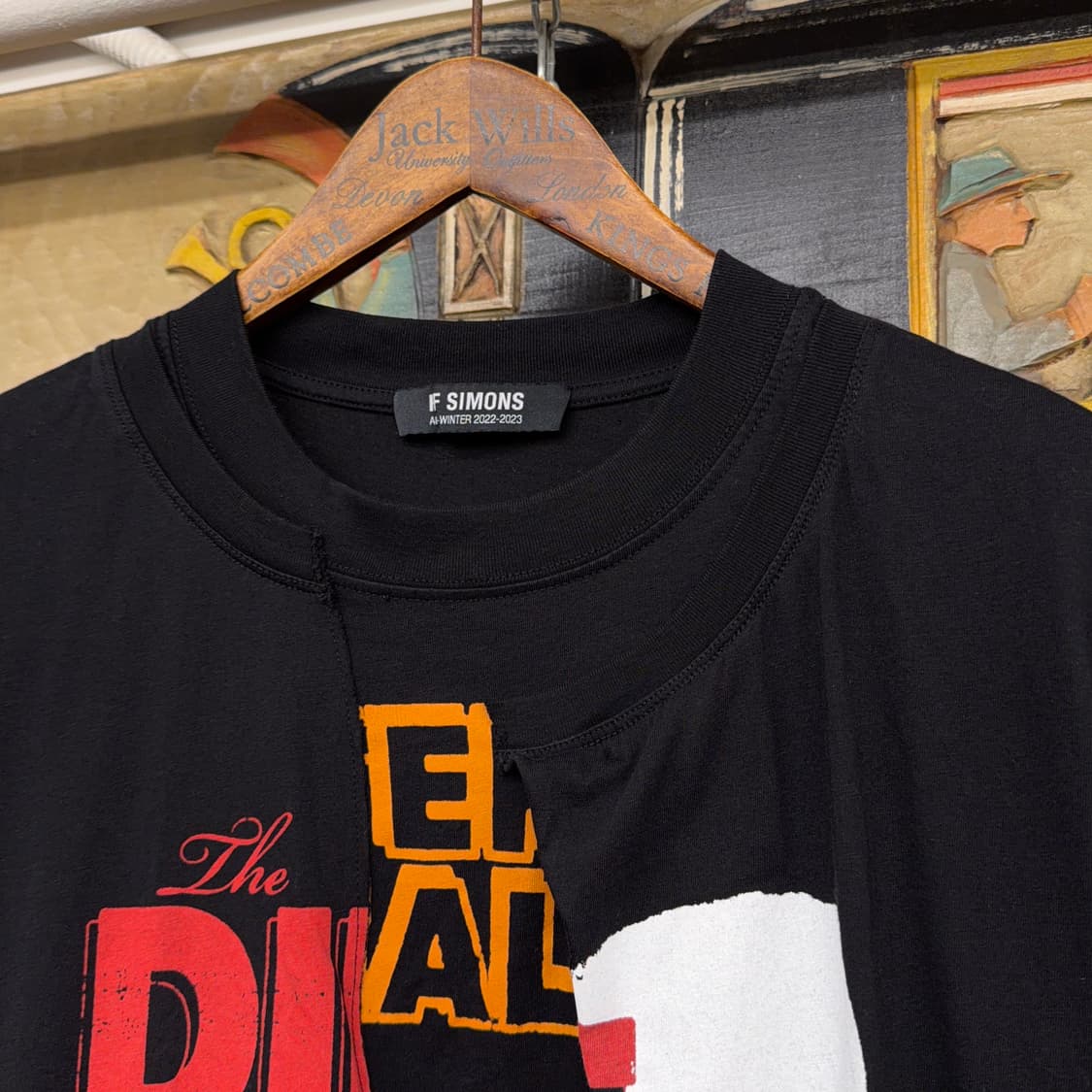 라프시몬스 다이캐스트 비대칭 티셔츠 상품이미지3