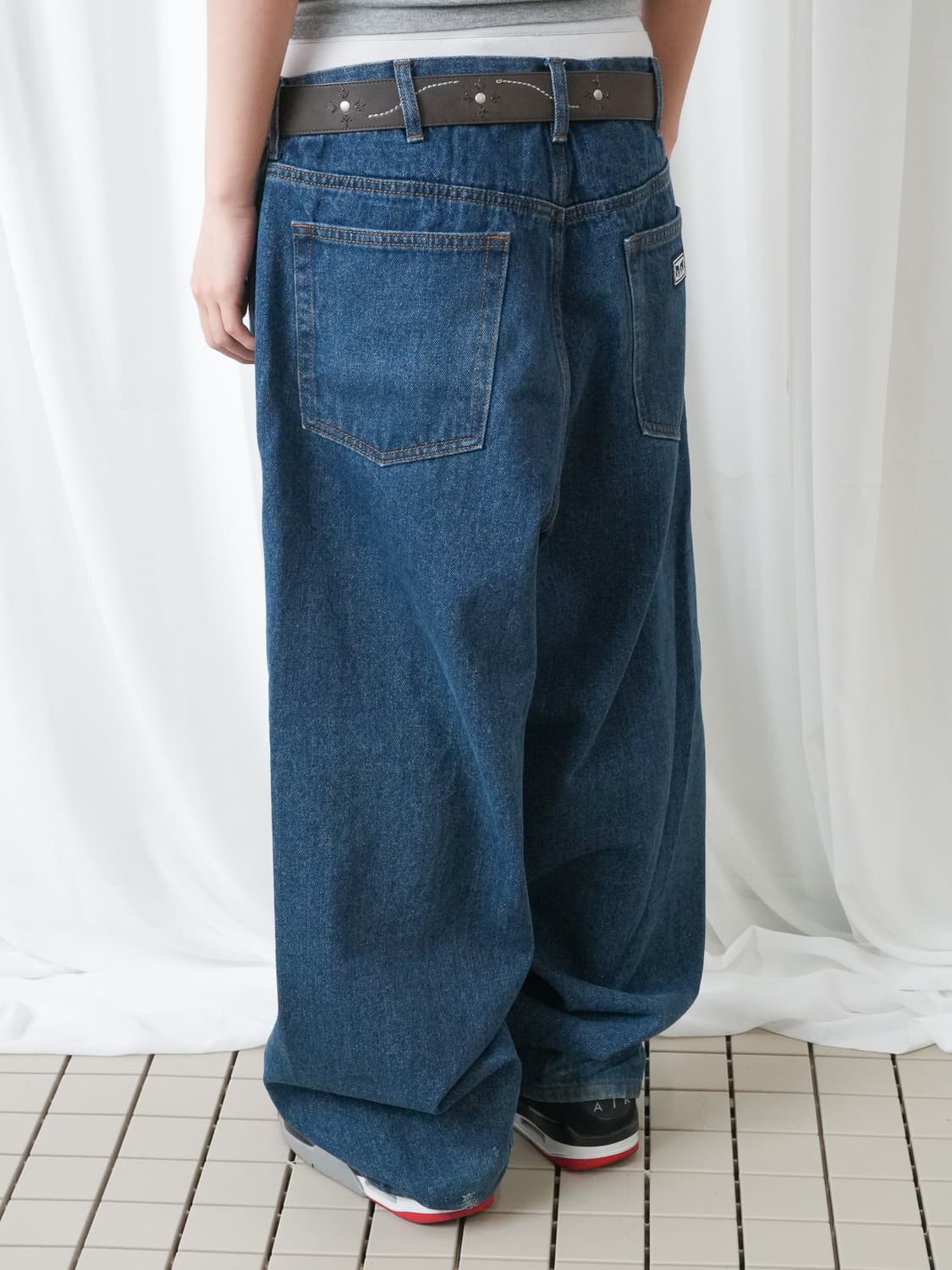OBEY BIG WIG BAGGY DENIM 스톤 워시 인디고 (32) 상품이미지8