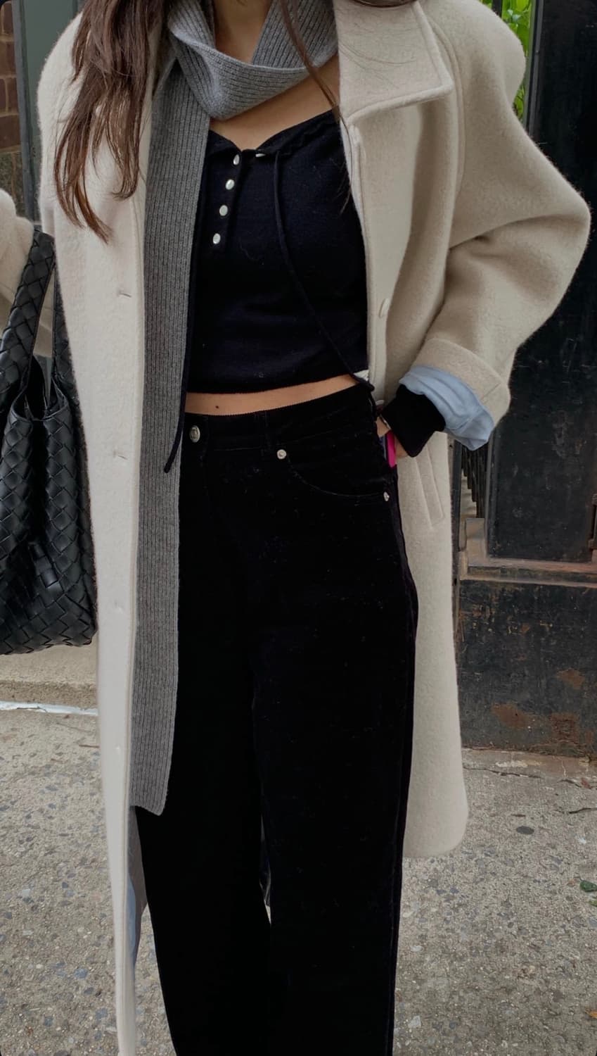 타낫 Dew long coat ivory 듀 롱 코트 아이보리 상품이미지6