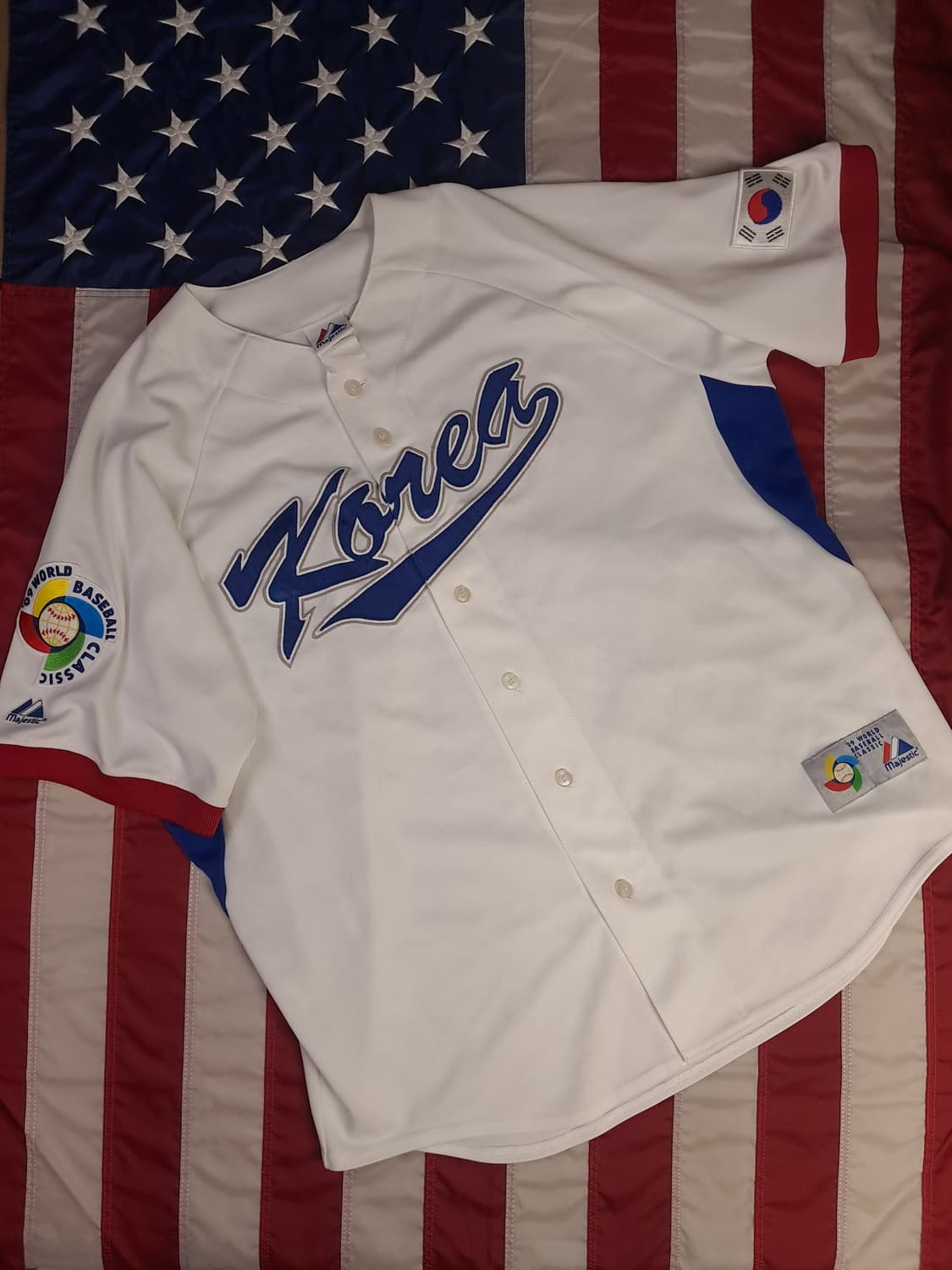오리지날 마제스틱 WBC 코리아 야구 유니폼 상품이미지2