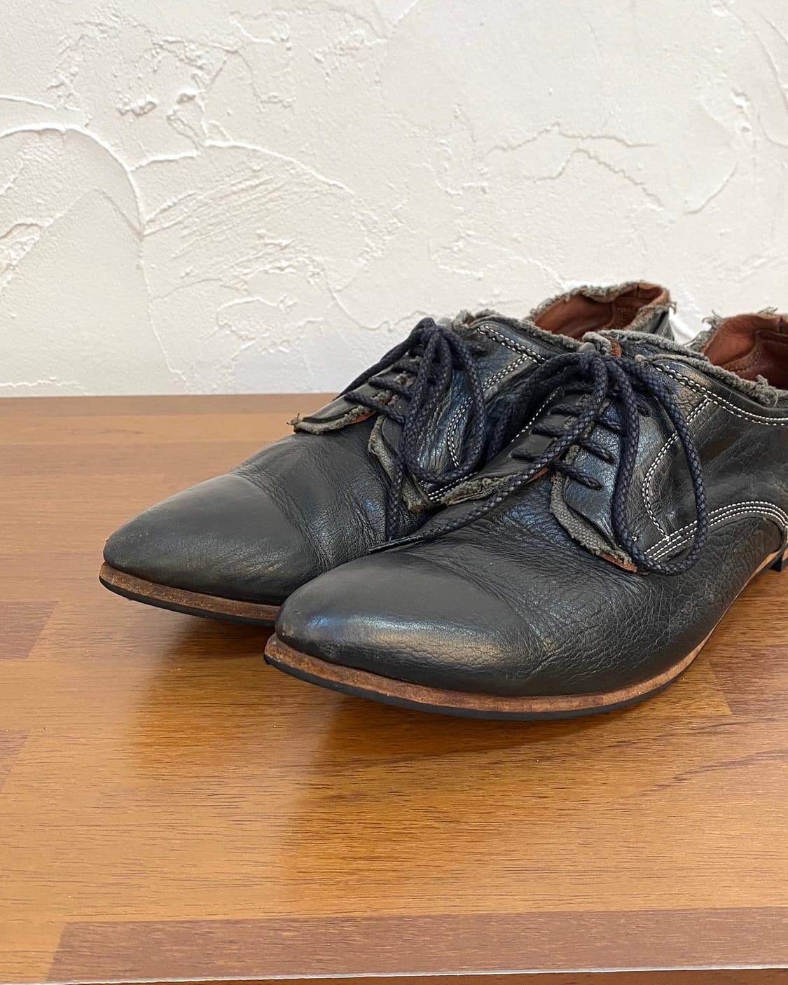 미하라 야스히로 90s 디스트레스 더비 슈즈    상품이미지6