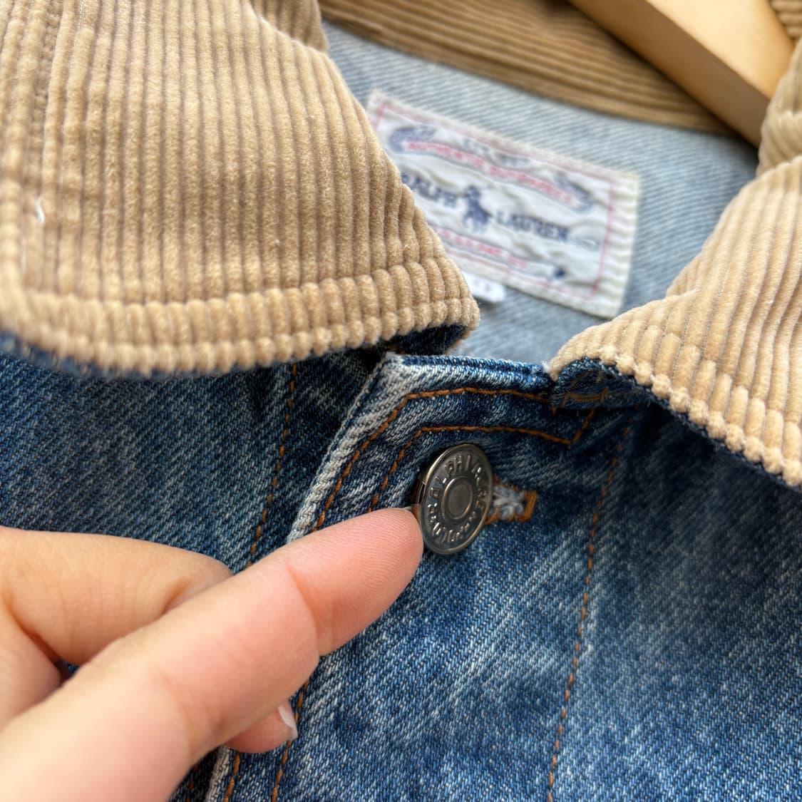 Polo 90s 폴로 덩가리 데님 자켓 상품이미지6