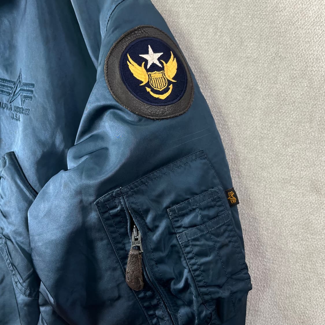 105 알파인더스트리 FLT-45F 항공자켓 상품이미지7
