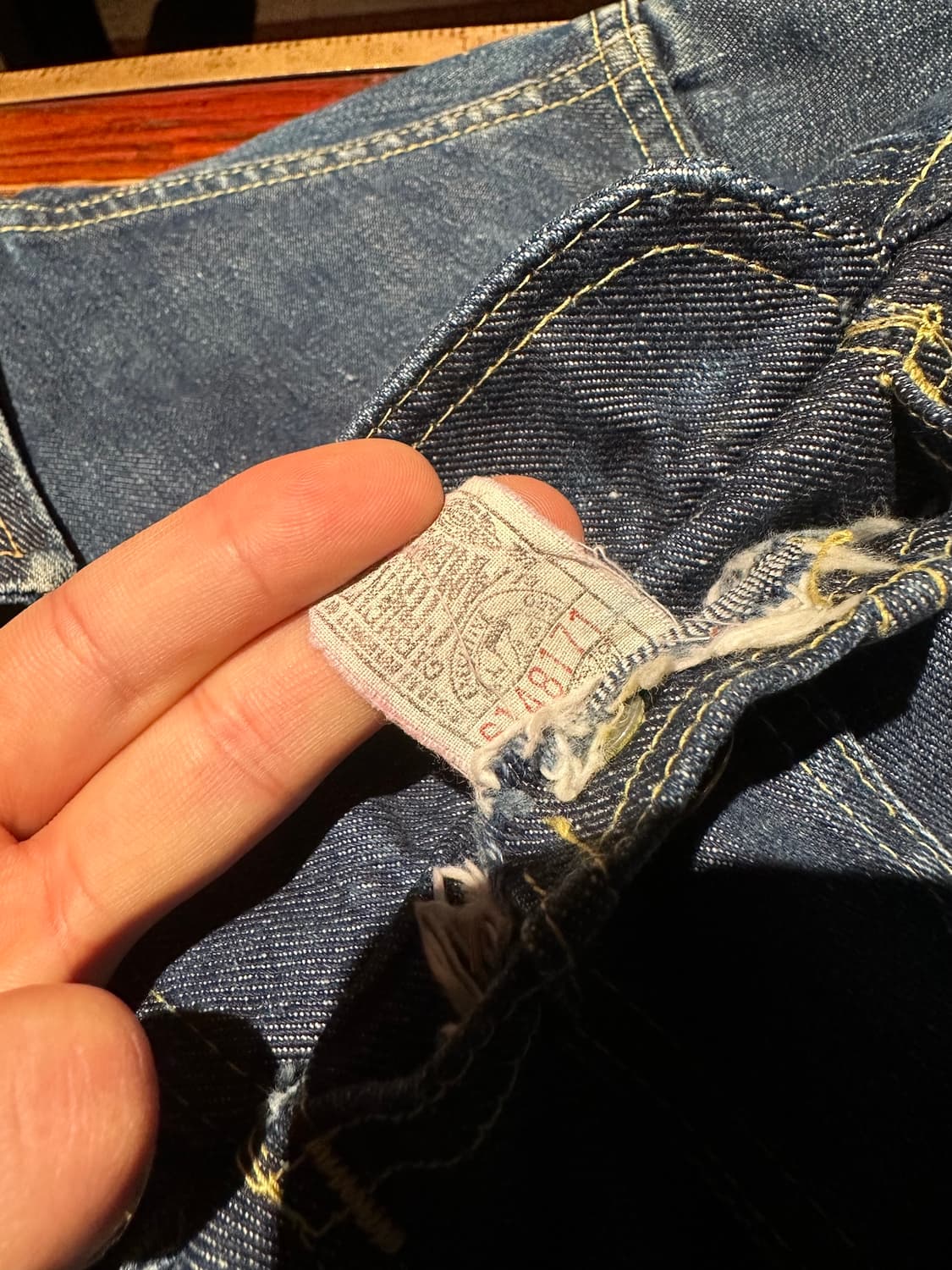 60s USA LEE 101-J 빈티지 리 데님 트러커 자켓 상품이미지8