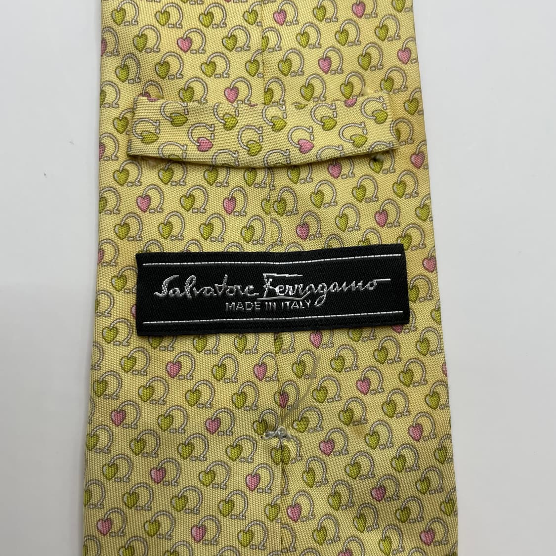 658) (Ferragamo) 살바토레페레가모 패턴 넥타이(미세오염) 상품이미지5