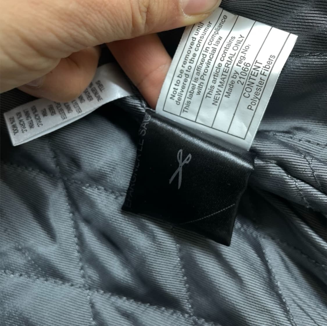 조셉앤페이스 Joseph & Feiss 블랙 천연가죽 퍼카라 하프코트 M 상품이미지5