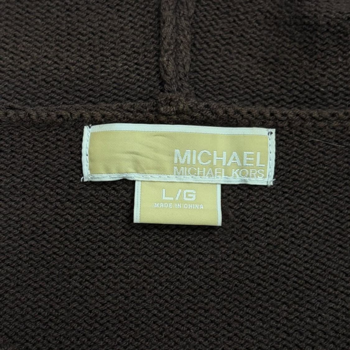 마이클코어스 사선 니트집업 v1706 상품이미지5