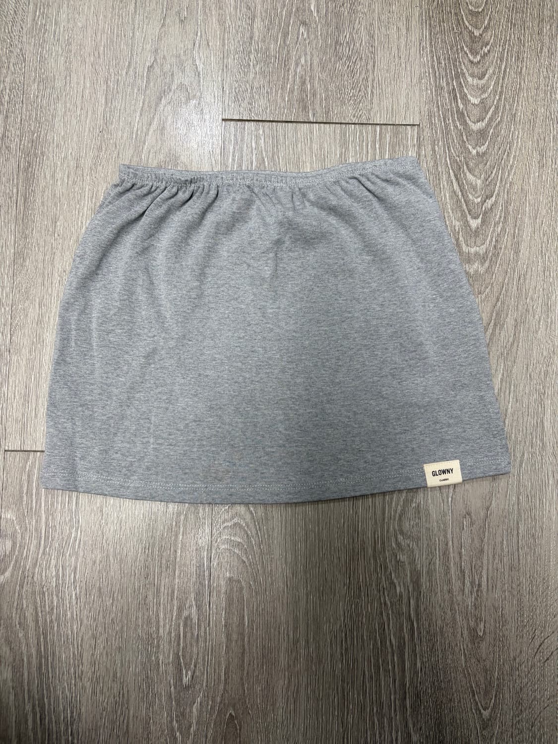 [GLOWNY] G CLASSIC MINI SKIRT (GRAY) 상품이미지1