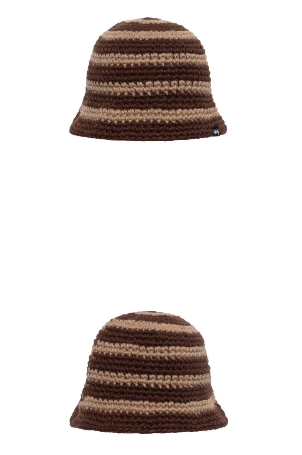 Stussy 스투시 스월 니트 버킷햇 브라운 상품이미지2