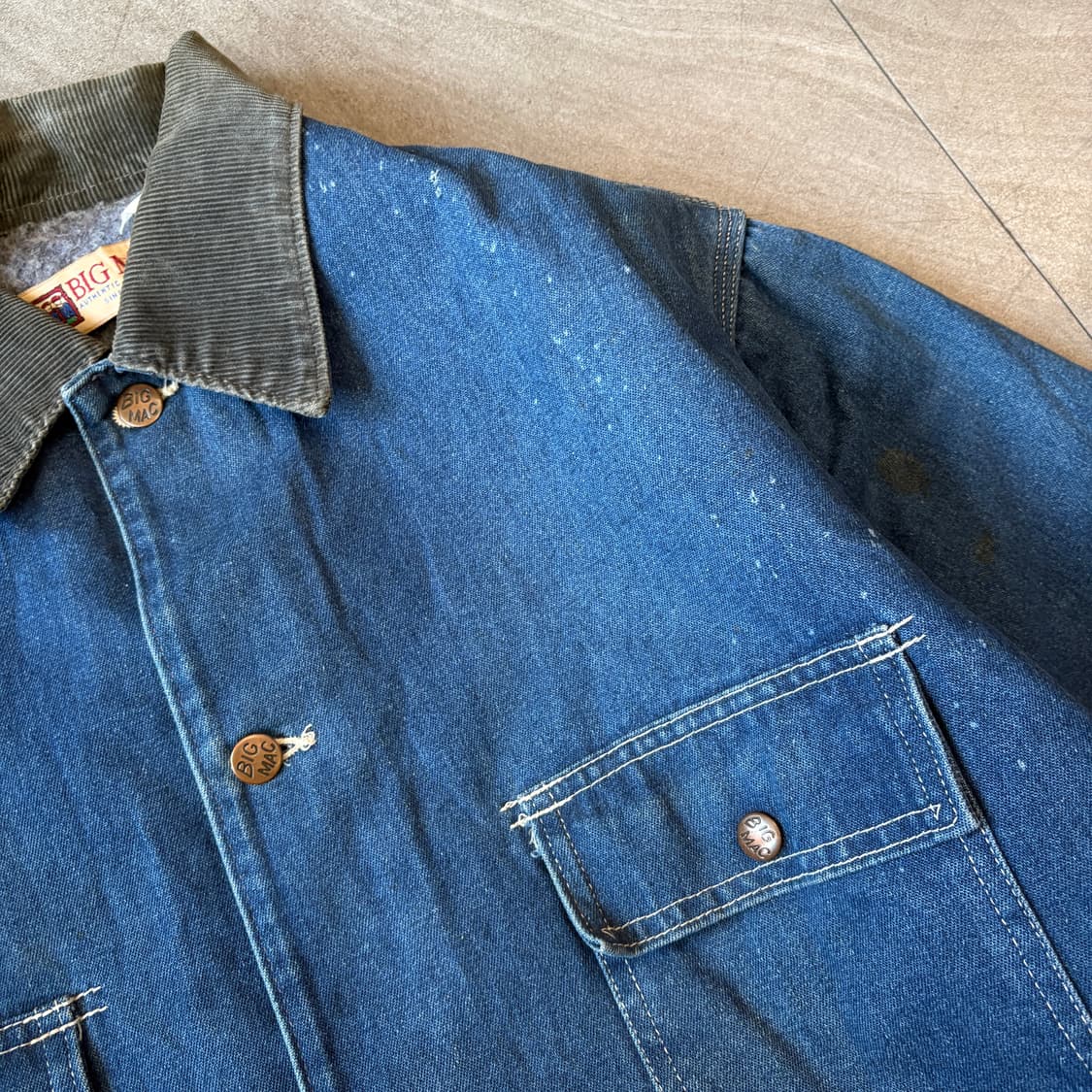 90s Big Mac chore denim jacket  상품이미지5