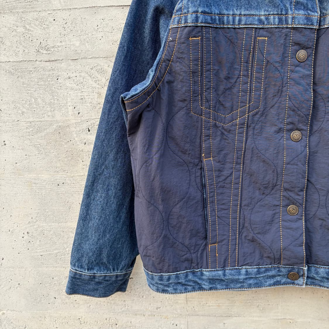 트루릴리전 나일론 데님 믹스 자켓 상품이미지3