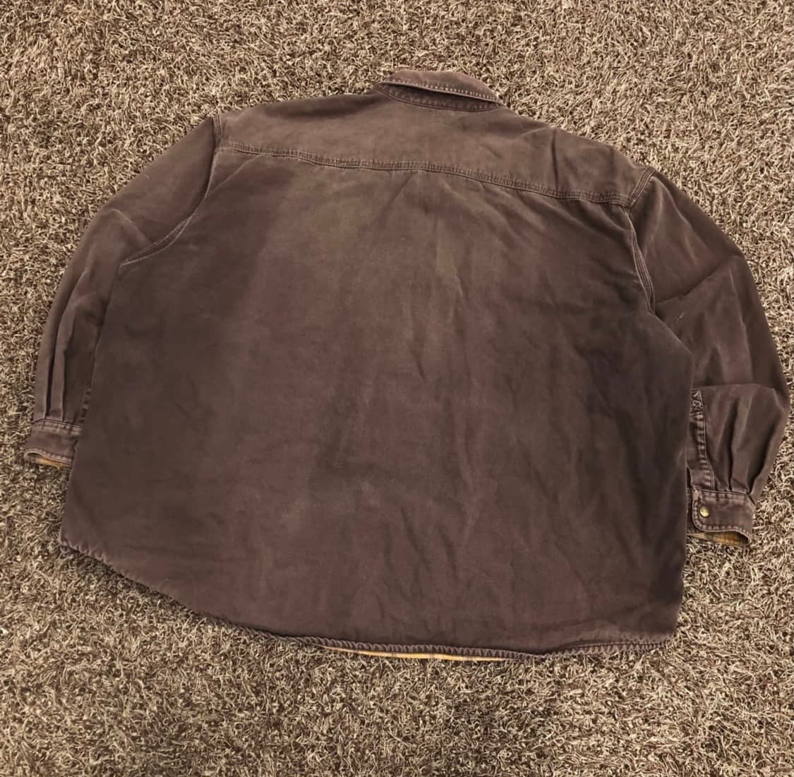 칼하트 캔버스 플란넬 라이너 워크 셔츠 자켓 4xl 상품이미지6